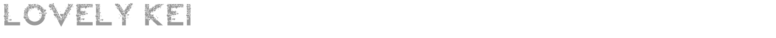 Lovely Kei font preview